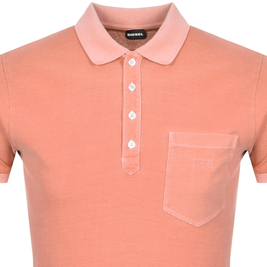 Alternative Image for ProductDiesel KAL Polo T Shirt Orange2